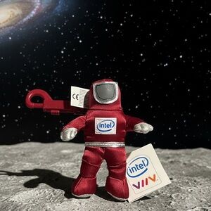 Vintage 1997 Intel Computer BUNNY PEOPLE Promo Collectible Plush w/ Tags